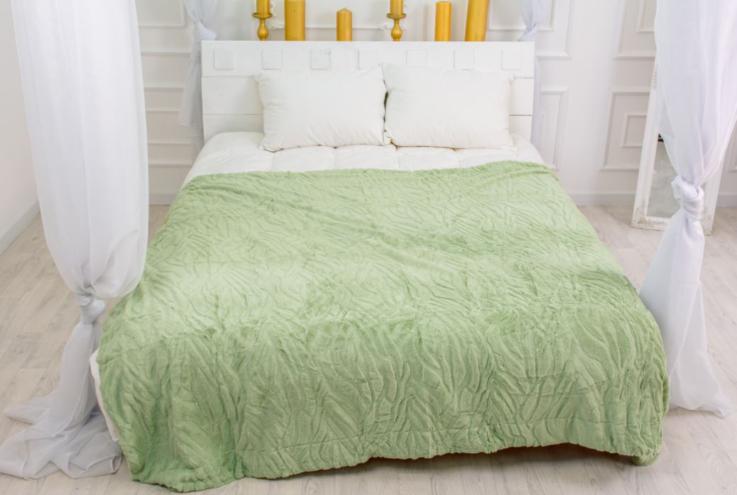 

Плед MirSon 1014 Aurora Mint 150х200 см италия, флис