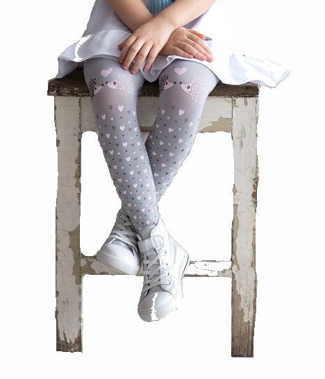 

Колготи дитячі з малюнком PIXIE KNITTEX р.80-86 (сірі)