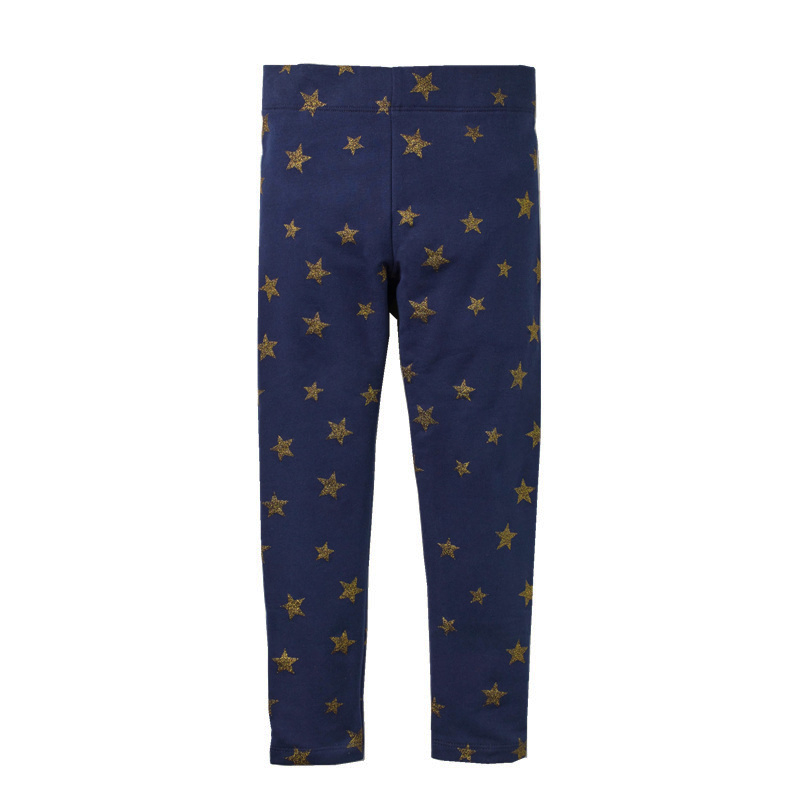 

Леггинсы для девочки с рисунком звезды синие Golden stars Berni Kids (110) Синий