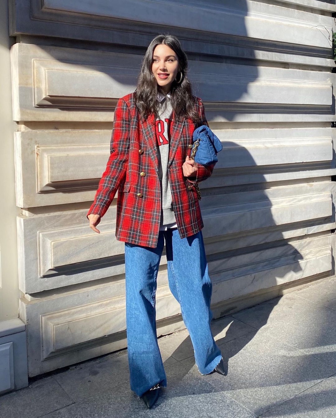 

Жакет женский из плотного твида красный Style Berni Fashion (M) Красный