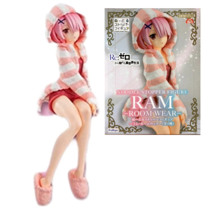 

Фигурка FuRyu Рам Re Zero Ram Ре Зеро Noodle Stopper Figure 21см WST RZ R 144