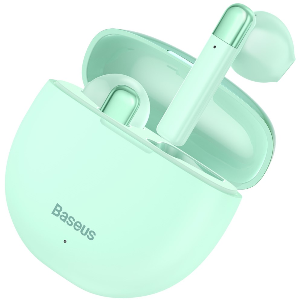 

Беспроводные Bluetooth наушники Baseus Encok AirNora TWS W2 Салатовый
