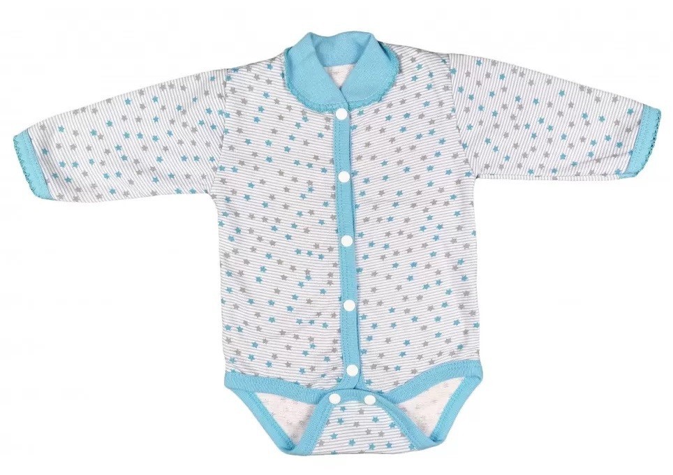 

Боди для новорожденных мальчиков Лиса 10248 56 см Серо-голубой Начес