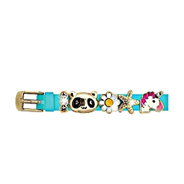 

Браслет силиконовый Biojoux BJB007 Charms Bracelet MIX 7 - Blue gold