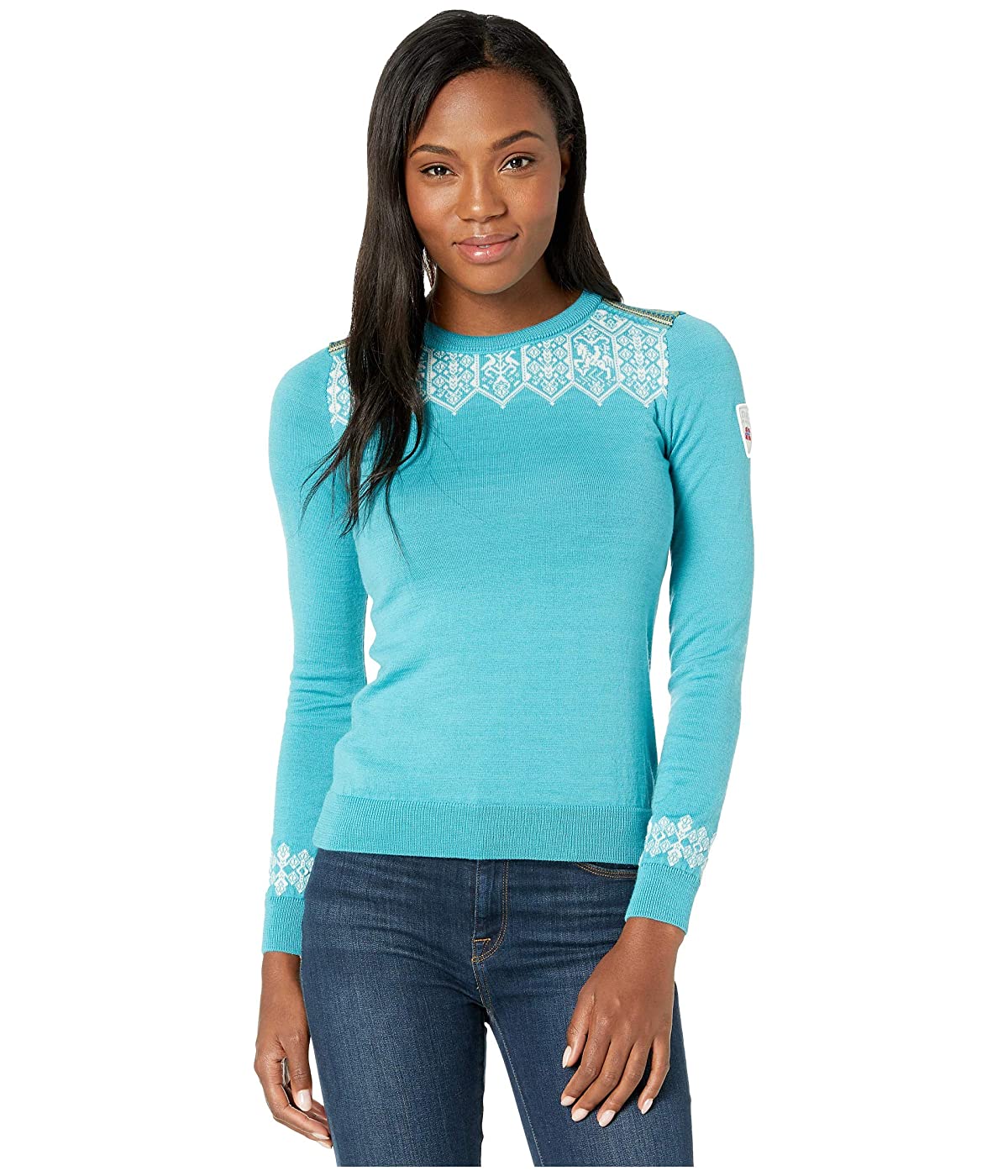 

Свитер Dale of Norway Lillehammer Turquoise/Off-White, XL (50)