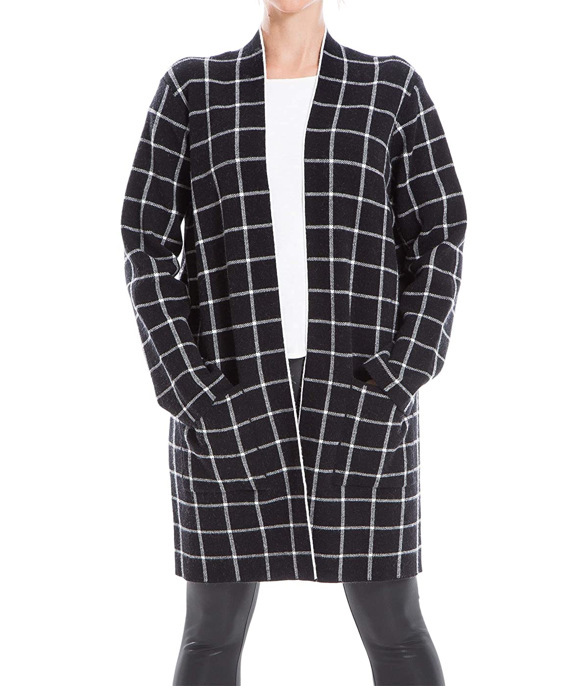 

Свитер MAXSTUDIO Jacquard Coat Black/White, XS (42)