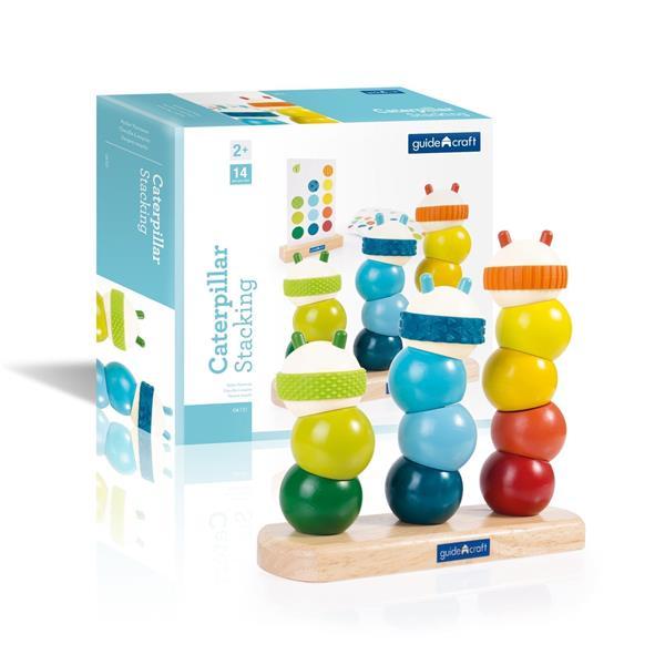 

Пирамидка-сортер Guidecraft Manipulatives Гусеницы (OPT2_G6731) 27 x 27 x 9 см