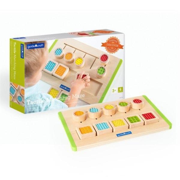 

Тактильный сортер Guidecraft Manipulatives Лабиринт из фактур (OPT2_G5079) 40 x 26 x 8 см