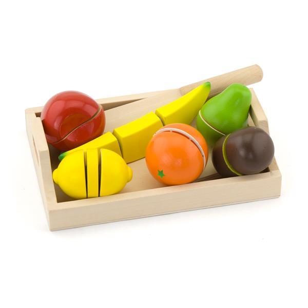 

Игрушечные продукты Viga Toys Нарезанные фрукты из дерева (OPT2_58806) 27 x 17 x 8 см