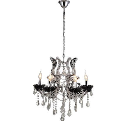 

Люстра Altalusse INL-1147P-08 Black & Chrome