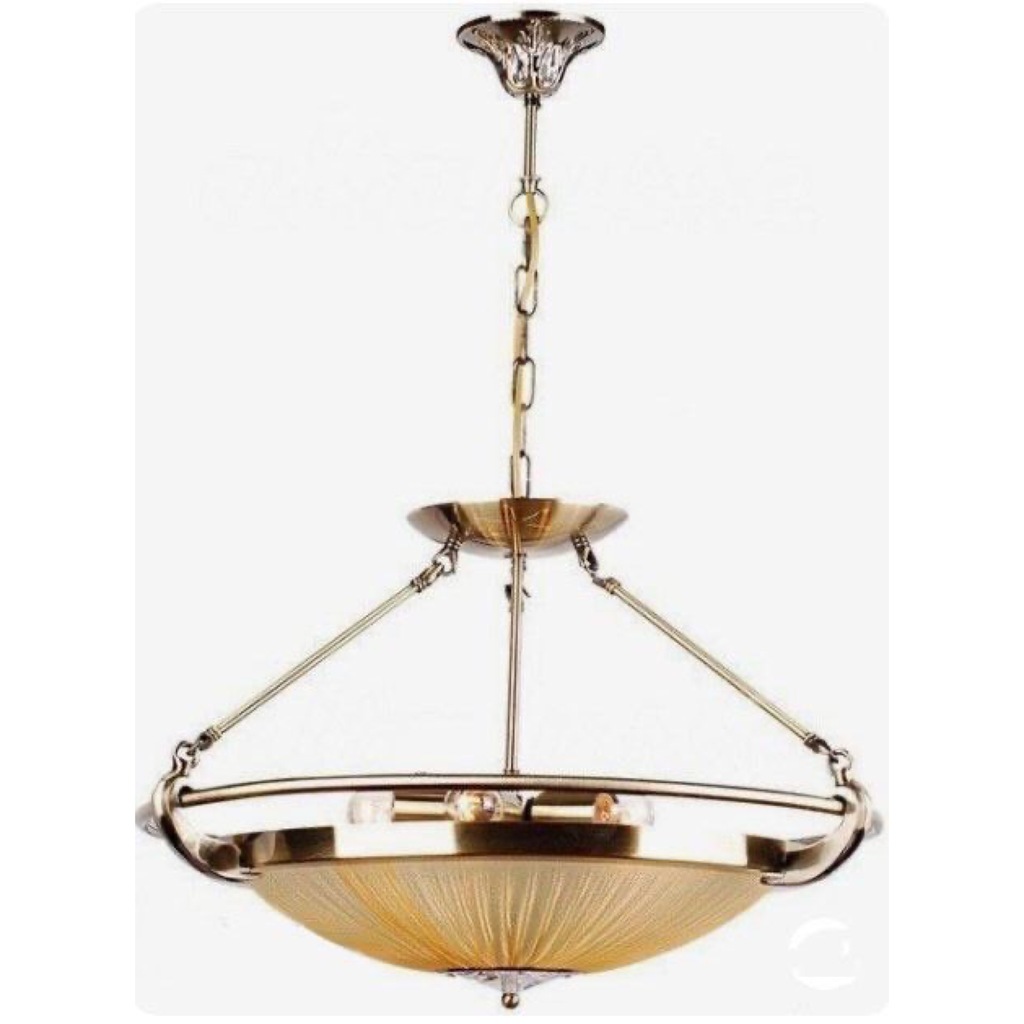 

Люстра Altalusse INL-6015P-5 Amber & Gold shade