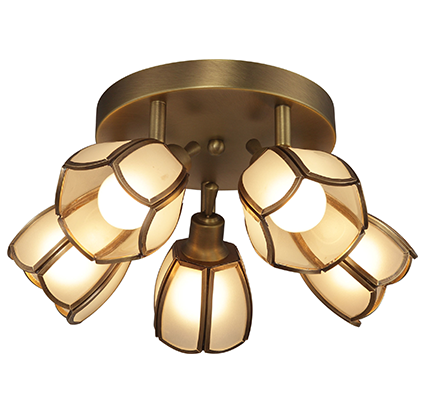 

Потолочный светильник Altalusse INL-9317C-05 Golden Brass