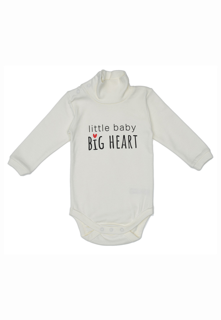 

Комбинезон для новорожденных Фламинго текстиль 552-425 р44 74см молочный 64959