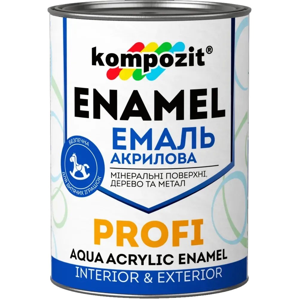 

Емаль акрилова PROFI KOMPOZIT Безколірна 0.8л