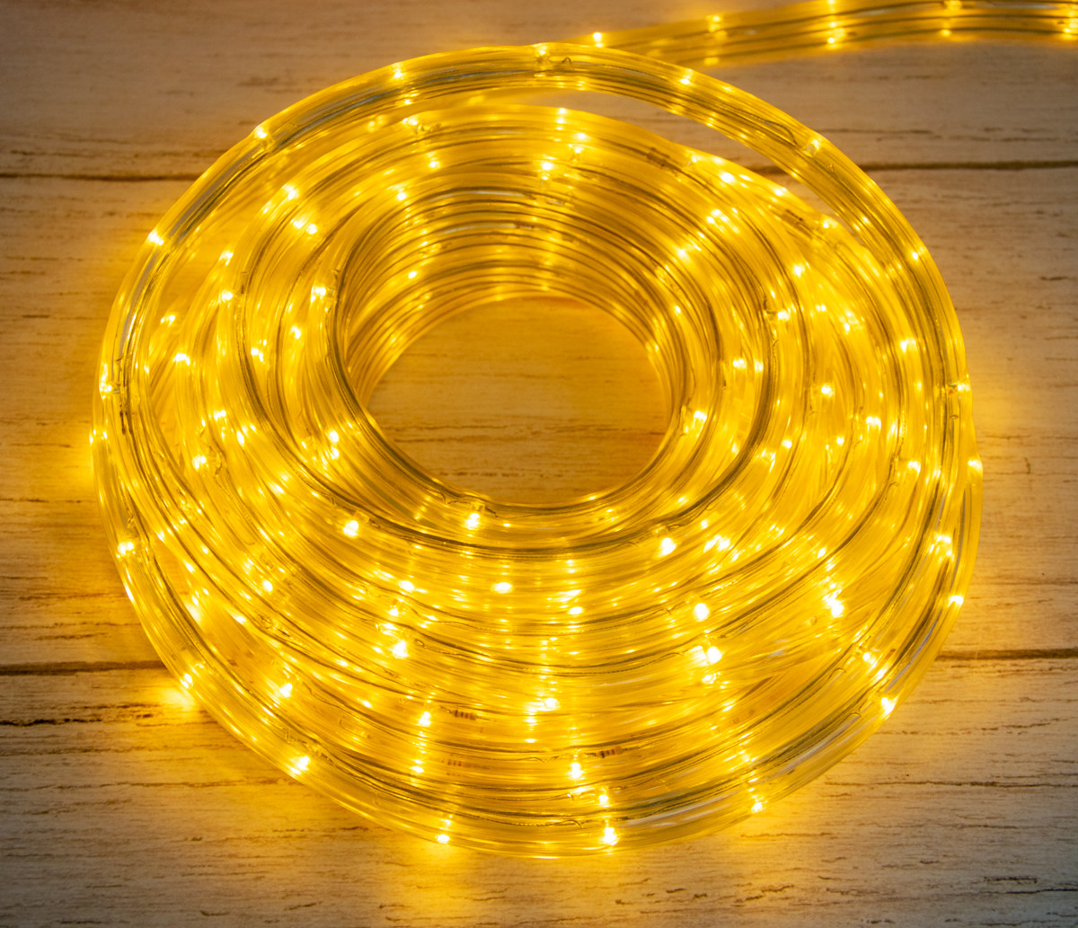 

Светодиодная дюралайт гирлянда Xmas Rope Light WW Теплый белый 8 м