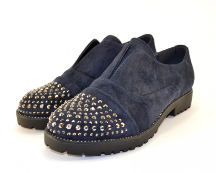 

Стильные и удобные повседневные туфли Malanka 22-2 BLUE 36 23.5см синий