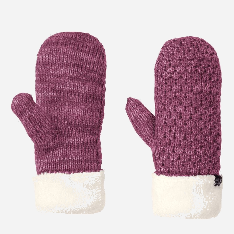 

Варежки Jack Wolfskin Highloft Knit Mitten Women 1908001-2094 M Фиолетовые
