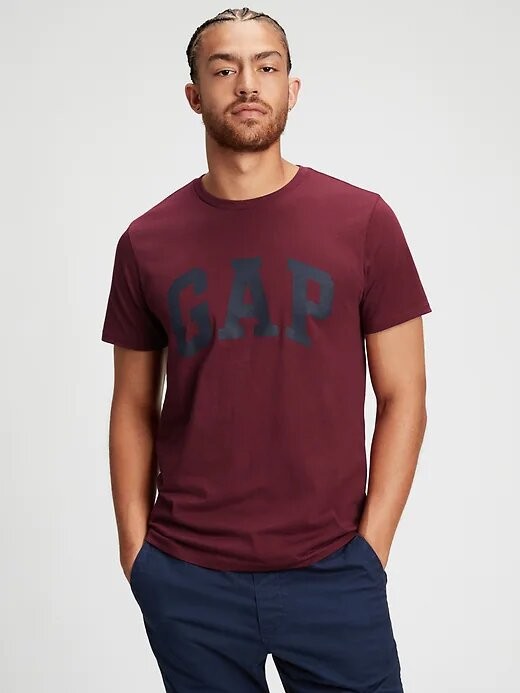 

Футболка Gap 459755682  Бордовая, Футболка Gap 459755682 S Бордовая