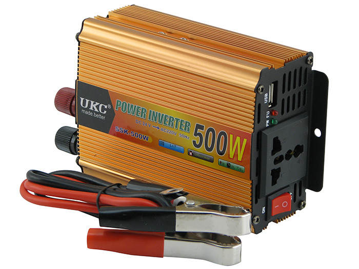 

Инвертор автомобильный UKC SSK 500W 24V ModSine