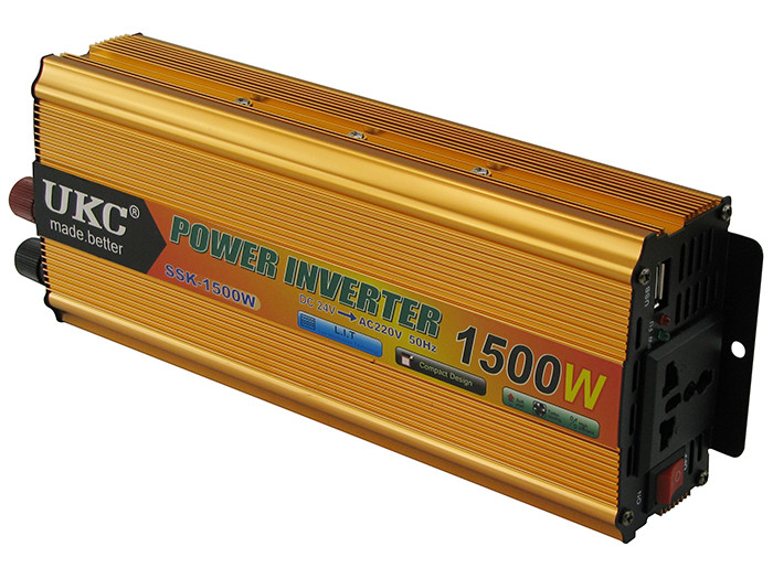 

Инвертор автомобильный UKC SSK 1500W 24V ModSine