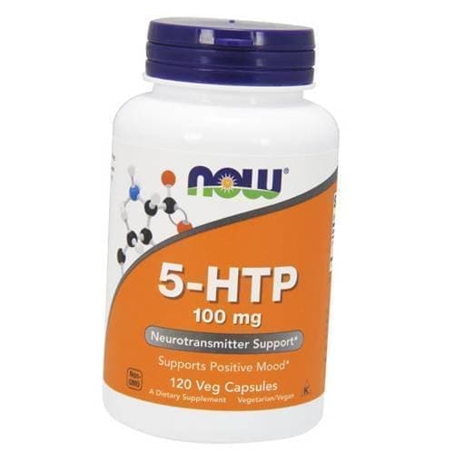 

5 Гидрокситриптофан, 5-HTP 100, Now Foods 120вегкапс (72128016)