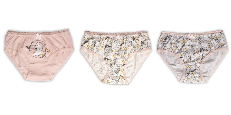 

Трусы для девочек Lama G-236SD mix принт 116-122 3 ед.