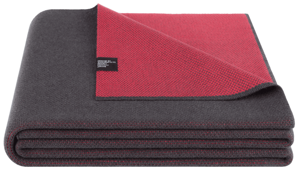 

Плед Woolkrafts Lava Red 140x200 cм WKN102