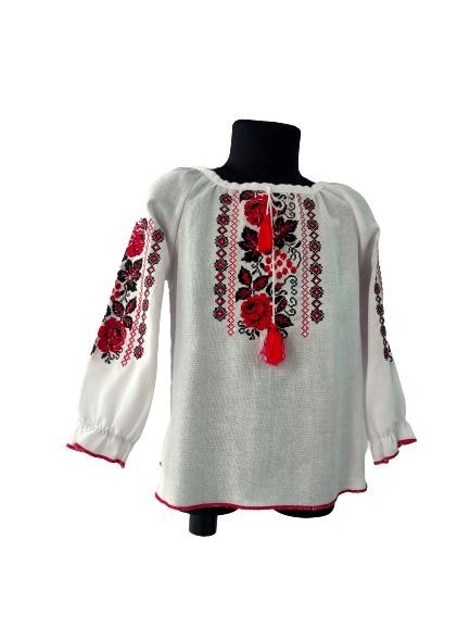 

Вишиванка на дівчинку "Троянда" 116-122 зріст.