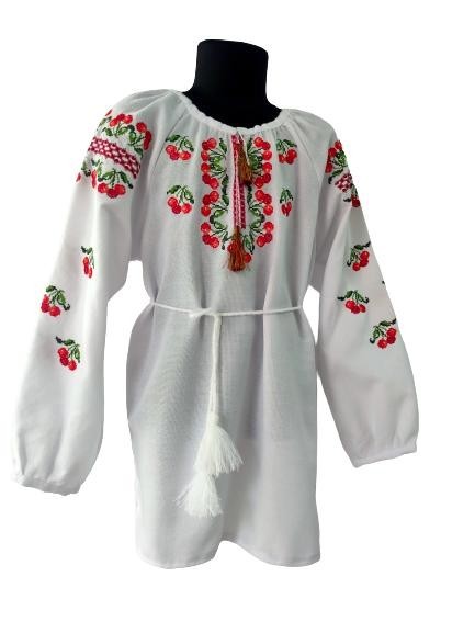 

Вишиванка на дівчинку "Вишенька" 148 см зріст.