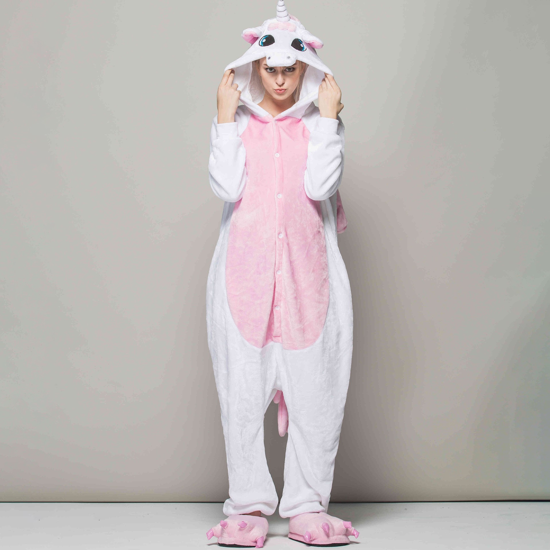 

Пижама кигуруми Kigurumi Единорог с крыльями Белый с розовым  175-185 см. (1012/2, Пижама кигуруми Kigurumi Единорог с крыльями Белый с розовым XL 175-185 см. (1012/2)