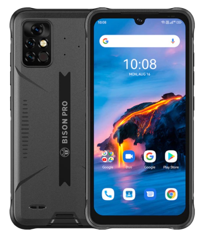 

Umidigi Bison Pro 4/128 Gb black, 6.3", Helio G80, 3G, 4G, NFC