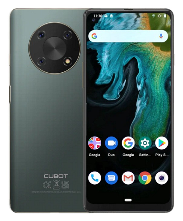 

Cubot Max 3 4/64 Gb green, 6.95", MT6762, 3G, 4G, NFC