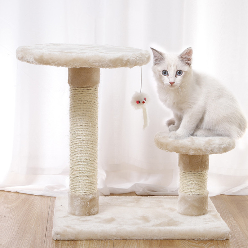 

Когтеточка для кота Taotaopets 046609 Beige дряпка 40*30*40 см (K/OPT2-6283-21294)