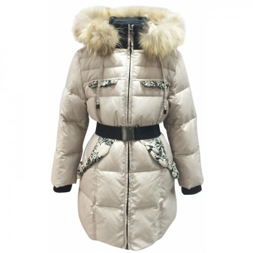 

Пальто зимнее с натуральным мехом Lisa Rella LR12962Beige 110 см бежевый