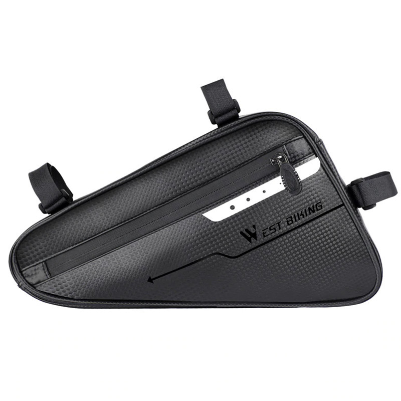 

Сумка для велосипеда под раму West Biking 0707220 4L Black треугольная (K/OPT2-5054-15105)