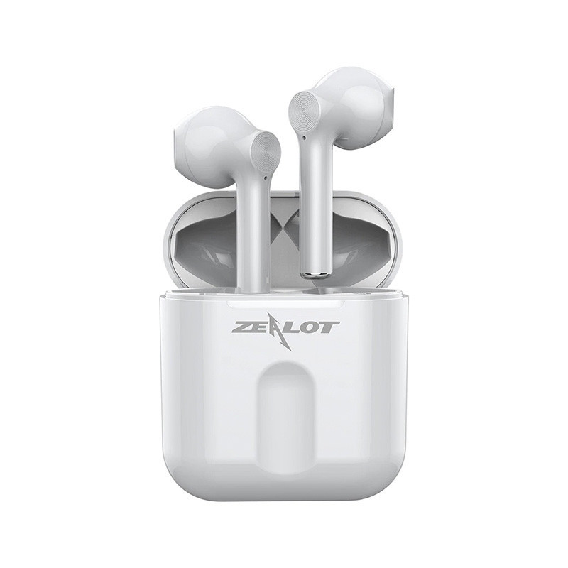 

Беспроводная Bluetooth гарнитура ZEALOT T2 White (K/OPT2-5230-15093)