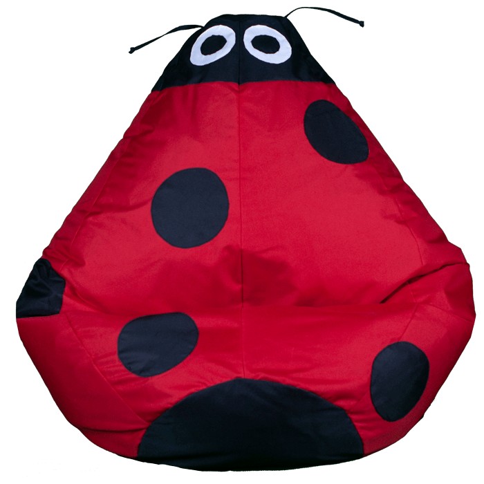 

Кресло-мешок Ecobag Божья коровка 120/80 Красный/Черный