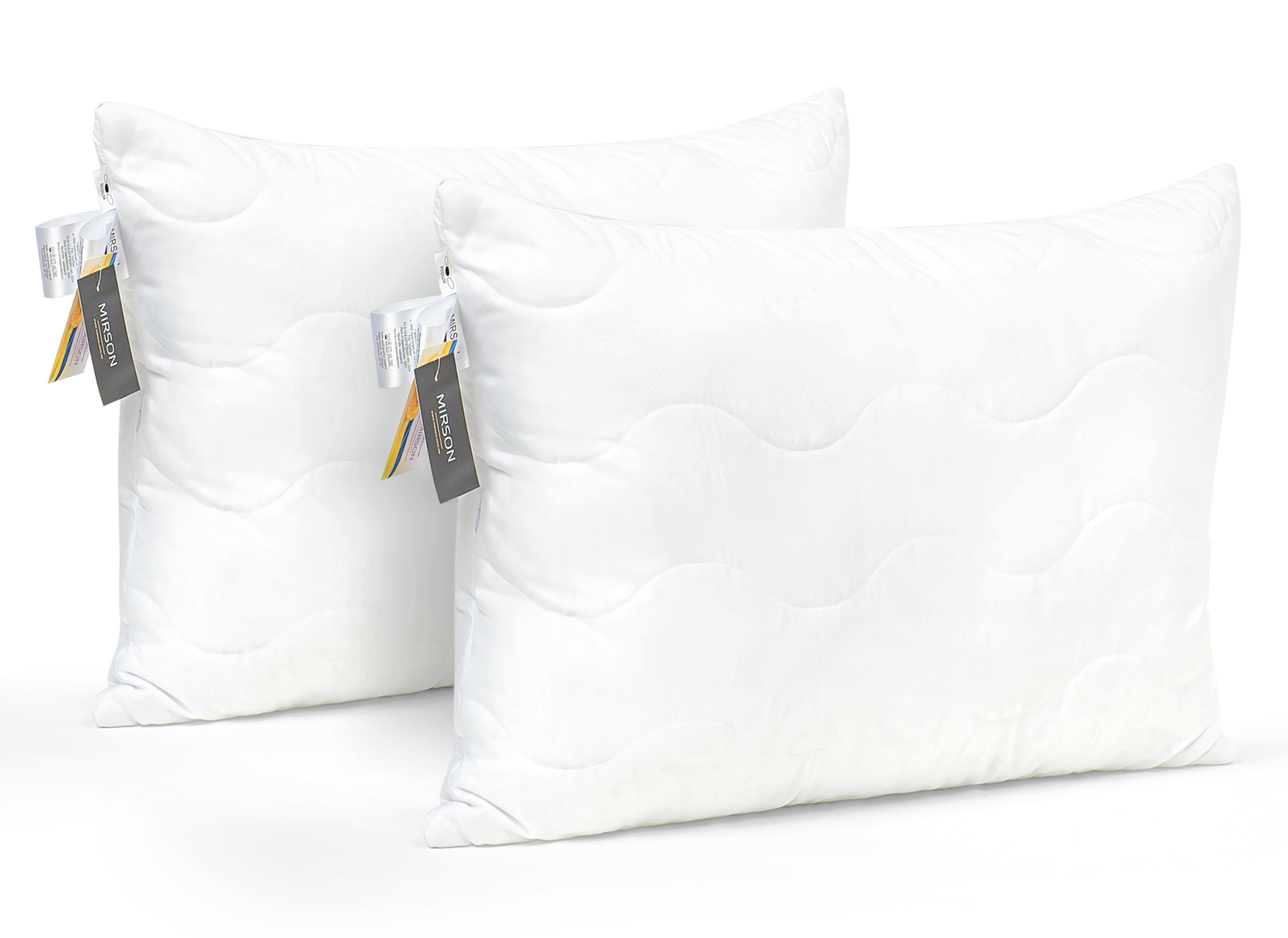 

Набор Подушек MirSon 1627 Eco Light White 50х70 см 2шт италия, memory