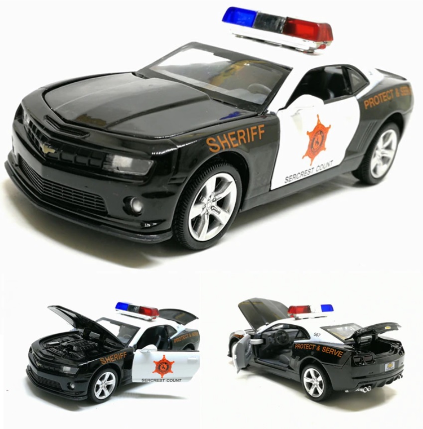 

Инерционная модель Chevrolet Camaro полиция 1/32 68396 автопром