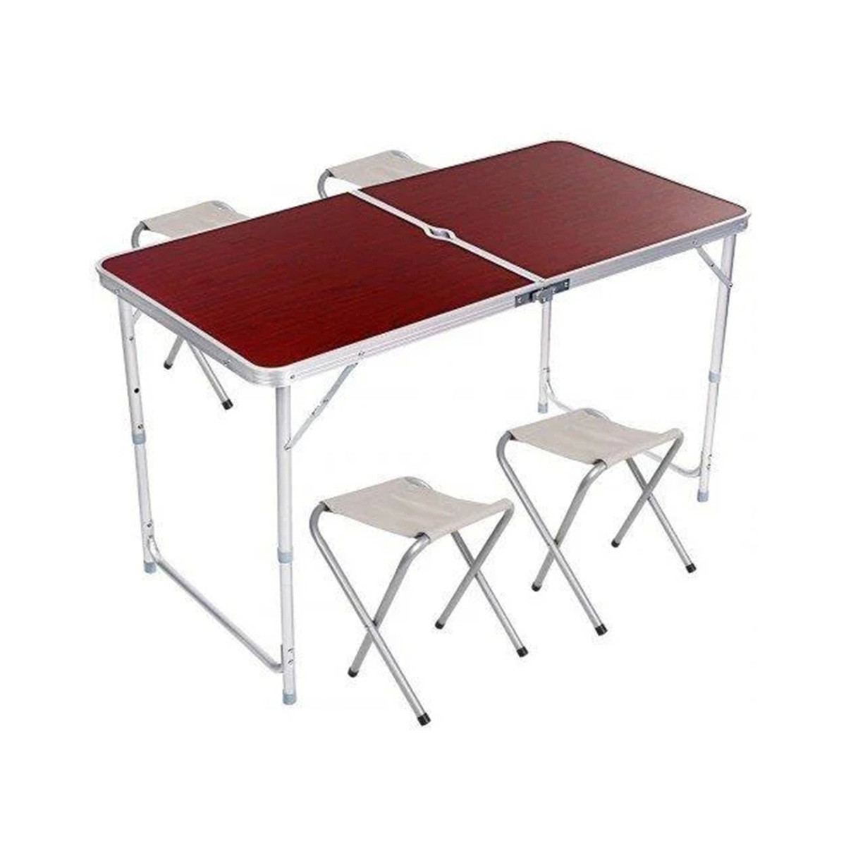 

Стол и стулья Easy Campi 1+4 120х60х70см Темное дерево 5464 (складной, для пикника)