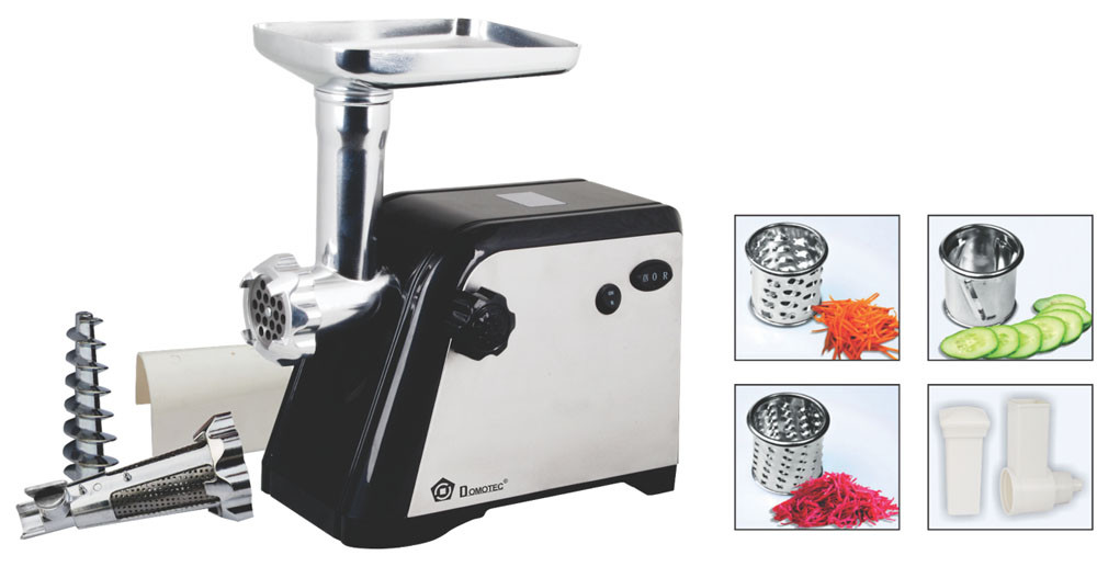 

Мясорубка Domotec MS-2020B/S 2600Вт, томаты, терки, шинковки