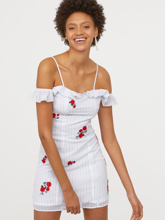 

Сарафан H&M 0640157-8  Белый (СА2000001813980, Сарафан H&M 0640157-8 38 Белый (СА2000001813980)