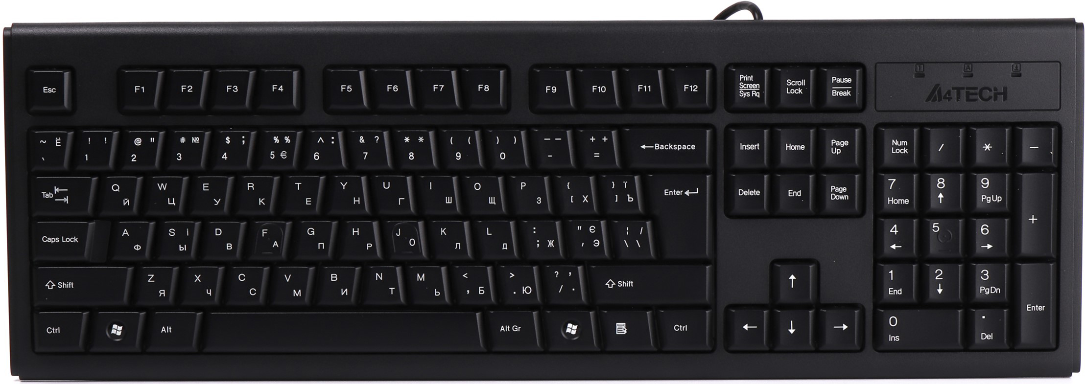 

Клавиатура проводная A4Tech KRS-83 PS/2 (4711421811149)
