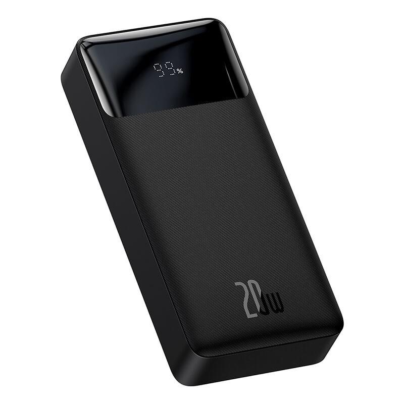 

Повербанк BASEUS Bipow Digital Display Power bank 20000mAh |2USB/1Type-C, PD/QC, 20W, 3A|. Black