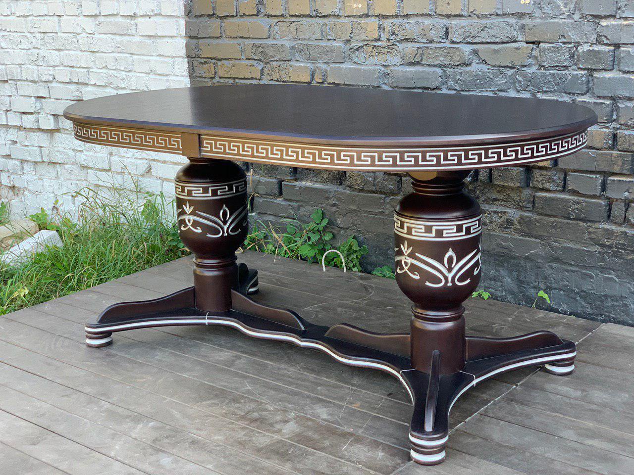 

Стол из натурального дерева Woodworkers Бук Black
