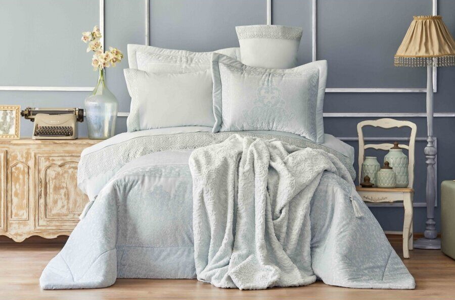 

Покрывало Karaca Home Valeria prime tiffany 2020-1 260х270 см турция, жаккард