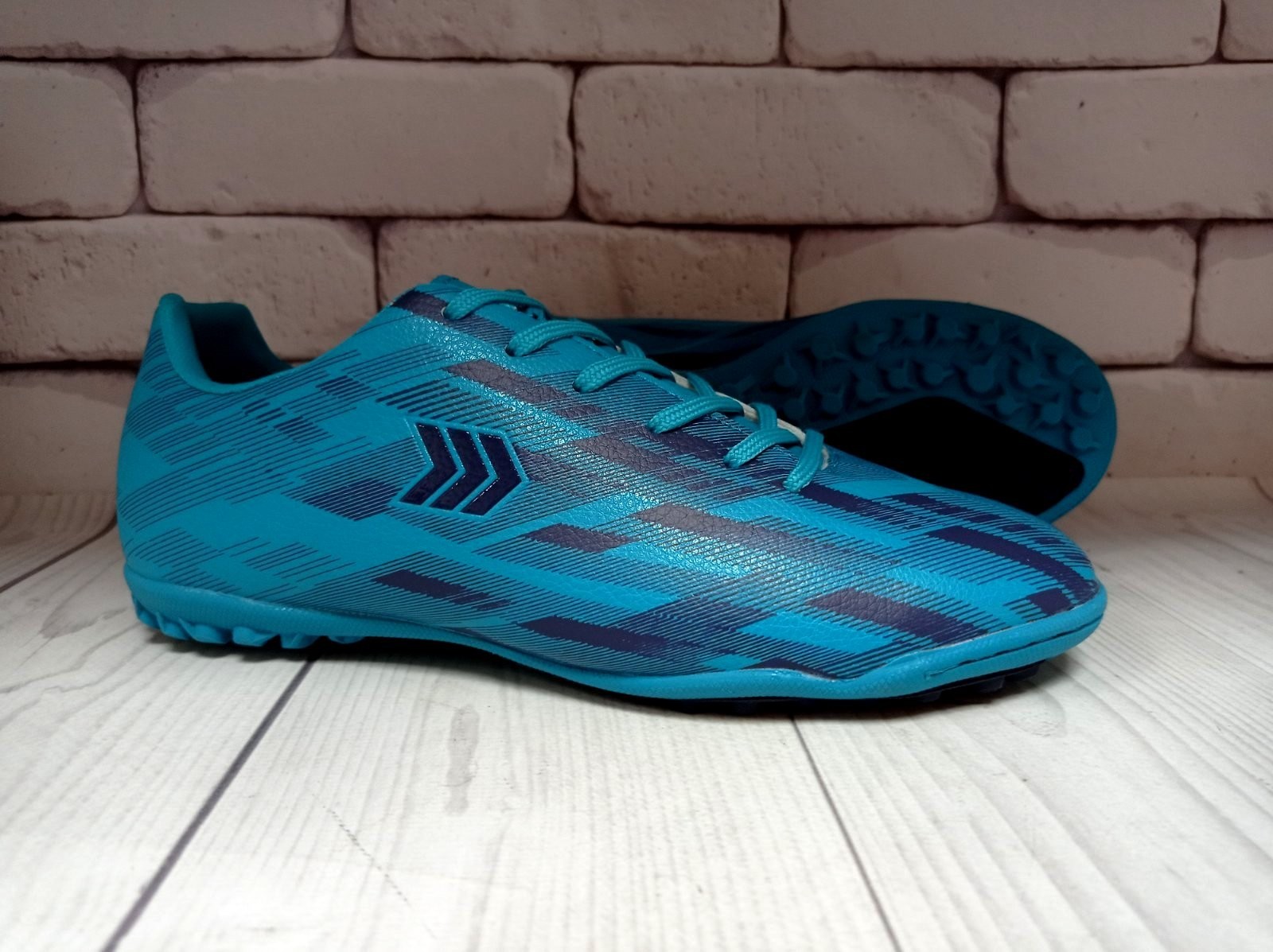 

Сороконожки Restime DWB21419-1 CYAN-NAVY синие 37 размер