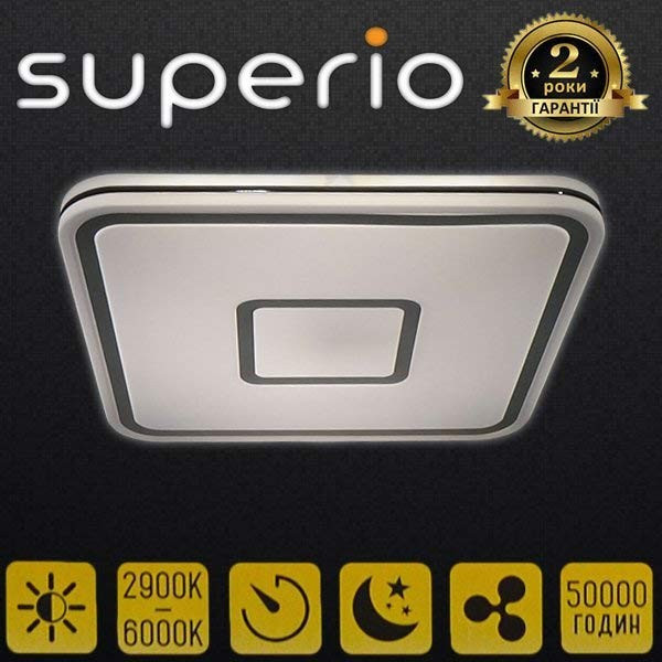 

Светильник светодиодный потолочный с пультом Superio ULMS-S02-100W-19