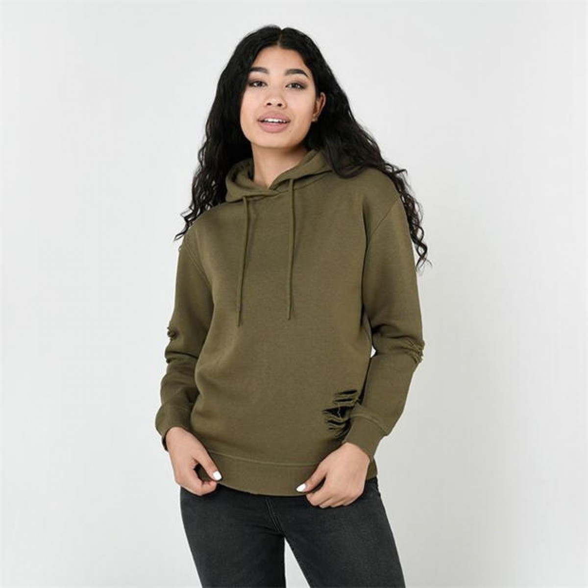 

Худи Firetrap Distressed Khaki, XS (40)