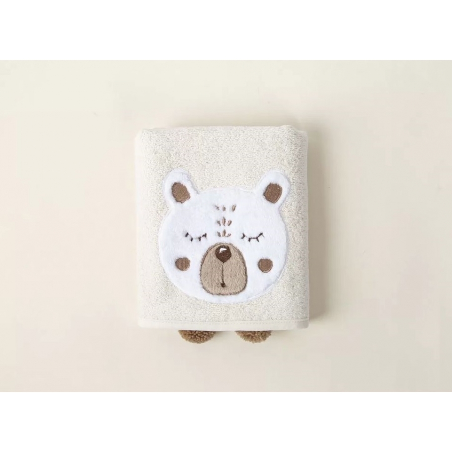 

Полотенце Irya Teddy krem 50х75 см Кремовый турция, хлопок
